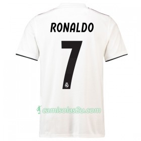 Camisolas de Futebol Real Madrid Ronaldo 7 Equipamento Principal 2018/19 Manga Curta